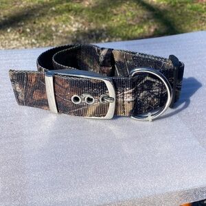 Camouflage Dog Collar 2" X 24" Heavy Duty Metal Buckle